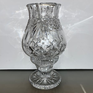 Waterford Society Penrose Hurricane Votive Candle, Waterford 1997 Society Penrose Hurricane, Waterford O&#39;Leary Signed Hurricane Lamp, Mint