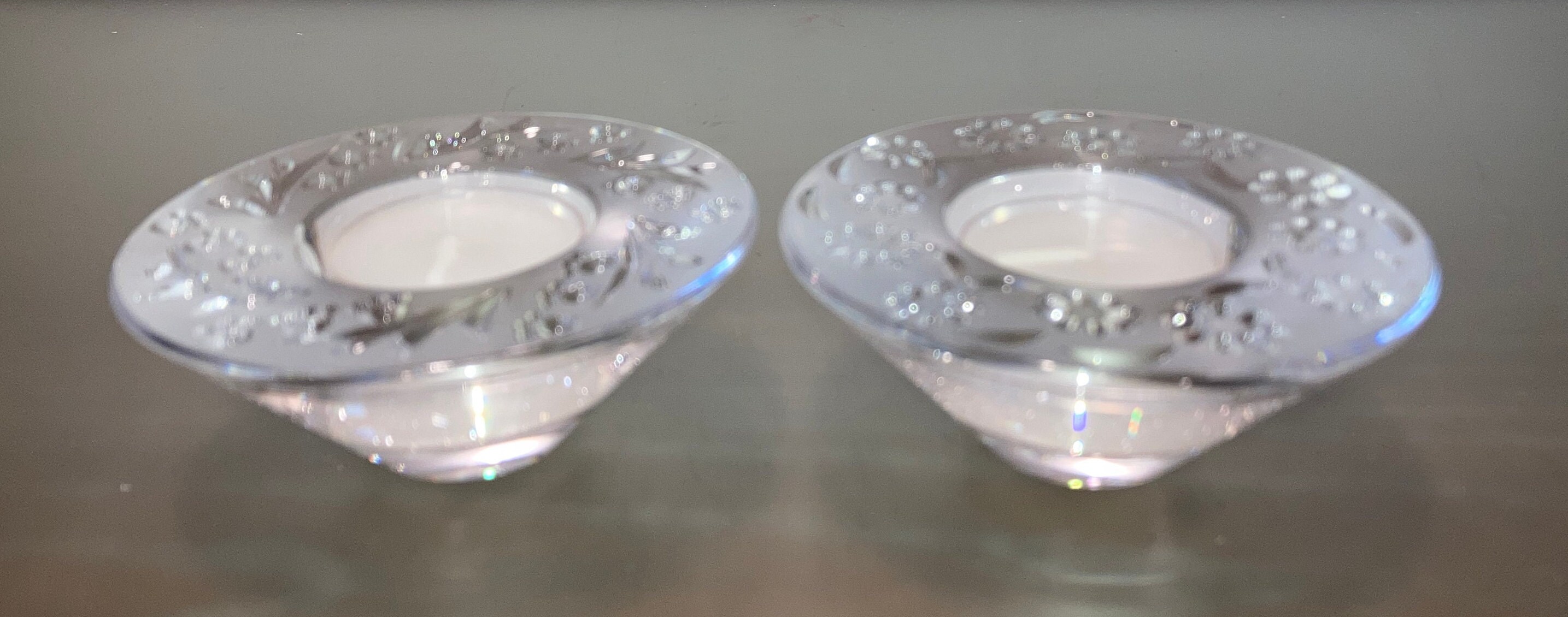 Pair of Waterford Votive Candle Holders Waterford Crystal Etsy