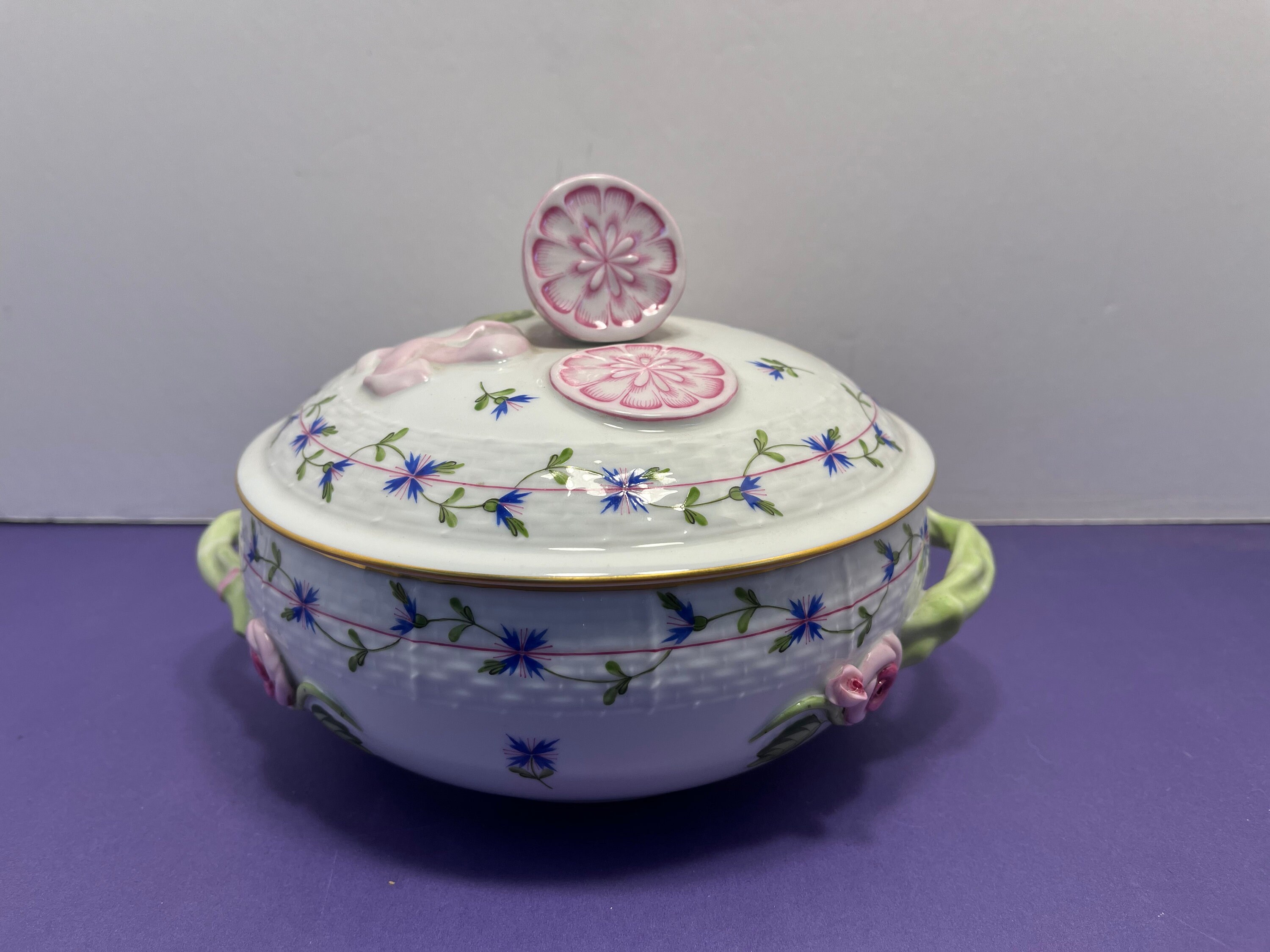 Herend 大皿 手塗り 鳥 蝶 スカロップ シェル Herend Shell - Etsy