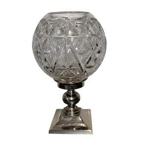 Vintage Waterford Times Square Hurricane Candle, Waterford 2000 Times Square Globe, Waterford Times Square Hurricane Lamp, Star of Hope