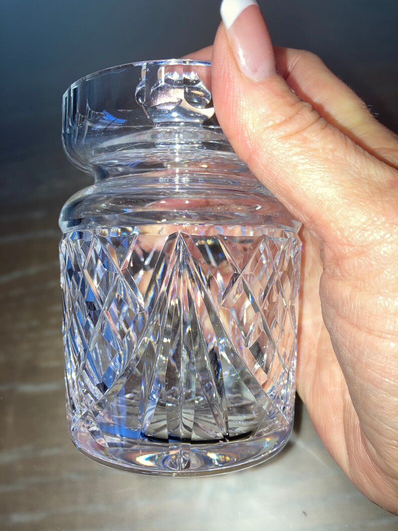 Waterford Jam and Jelly Jar Signed Waterford Jam Jar Lid Etsy
