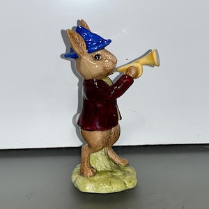 Vintage Royal Doulton Bunnykins Rise and Shine, 1974 Royal Doulton England Bunnykins, Royal Doulton  Bunnykins Rise and Shine, Mint