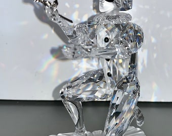 Swarovski Masquerade Harlequin Figure, Swarovski Harlequin Crystal