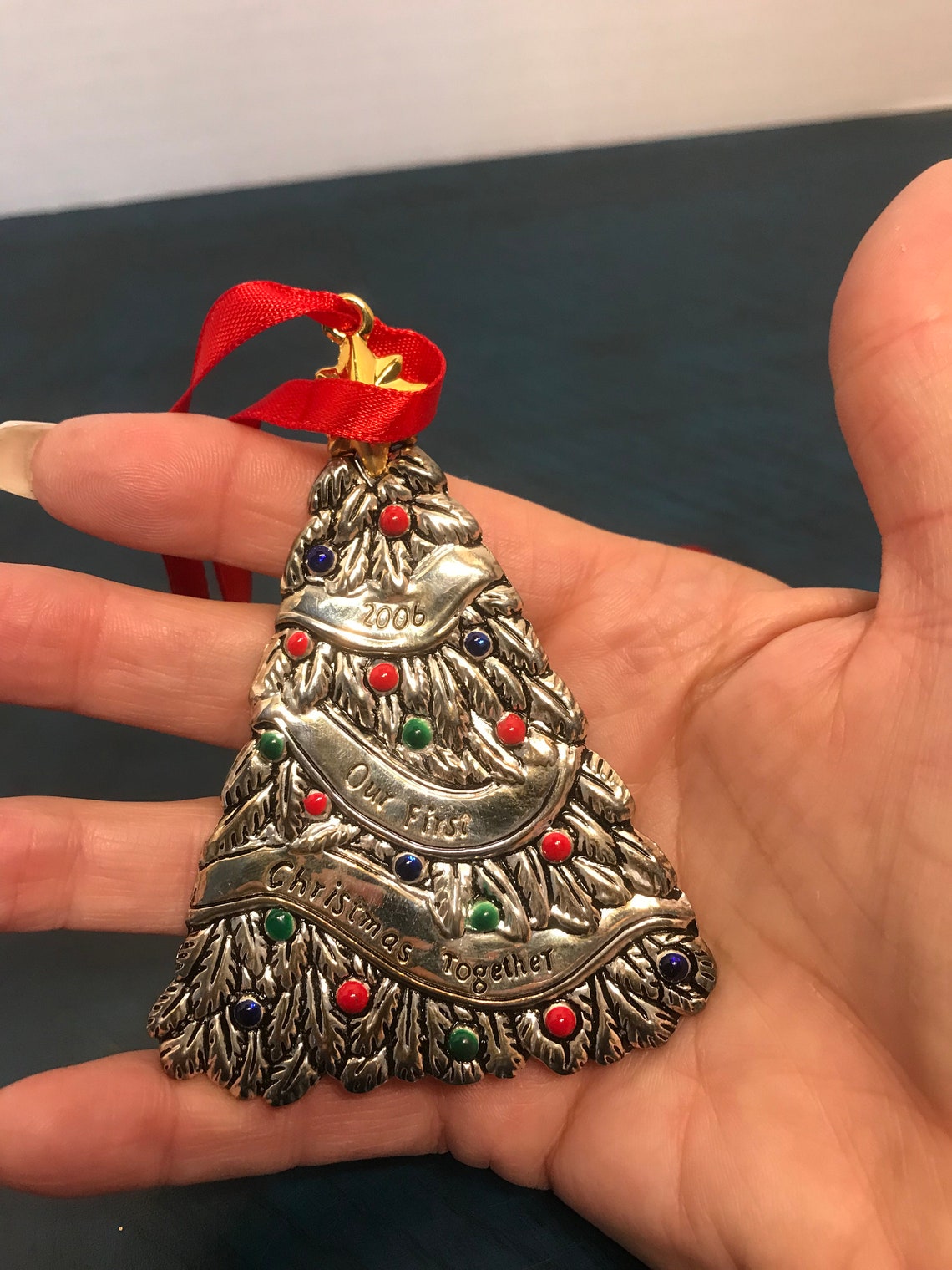 Lenox 2006 First Christmas Ornament Lenox Christmas Tree Etsy