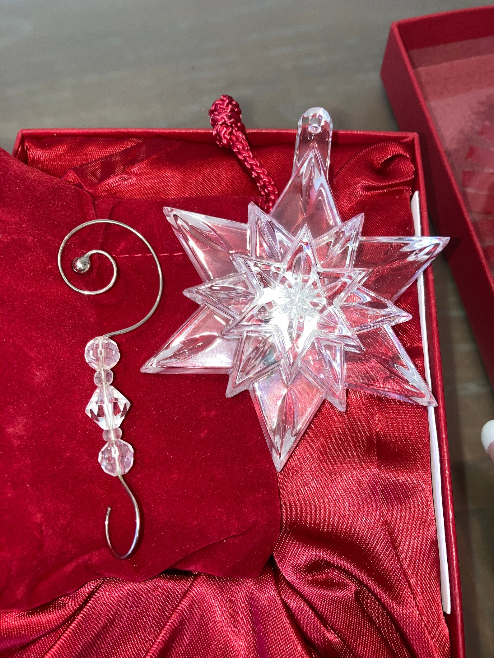 Waterford Crystal Star Ornament Waterford Ornament Snow Star Etsy