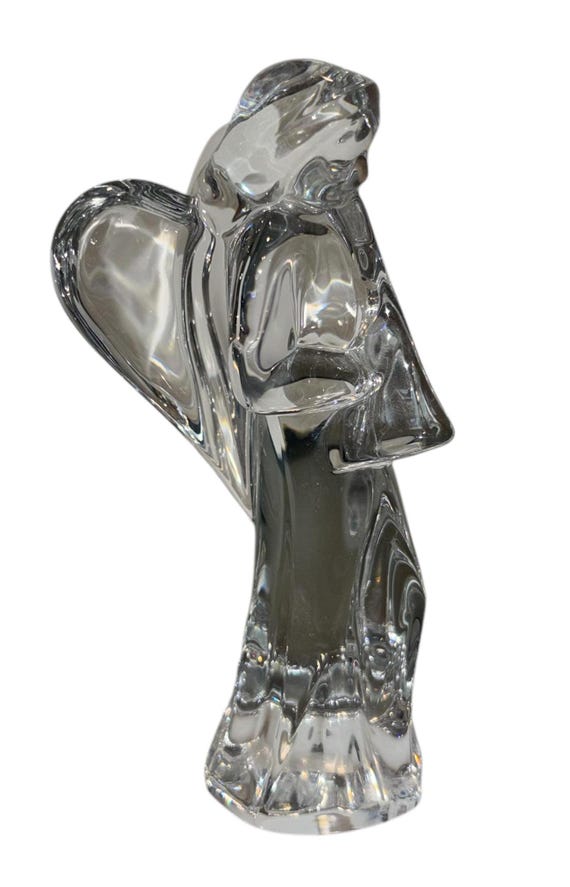 ヴィンテージ バカラ キリスト降誕の天使、角を持つバカラ 天使