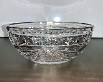 Vintage Waterford Overture Bowl, Waterford Oval Bowl, Signed Waterford, Waterford Overture 7" Candy Dish, Waterford Oval Trinket, Mint