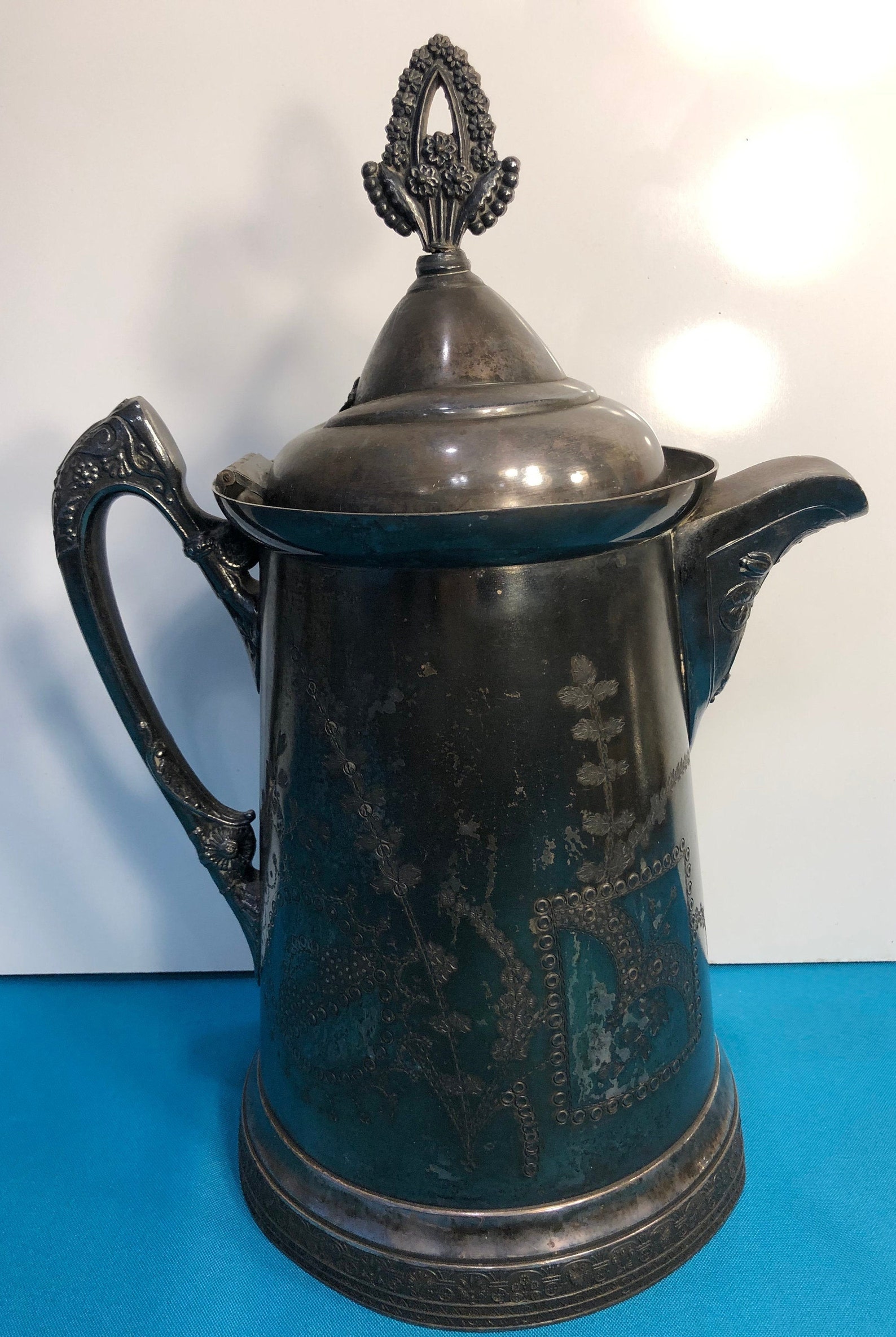 Antique Silver Plated Tea Pot Paunton 225 Silver Tea Pot Etsy