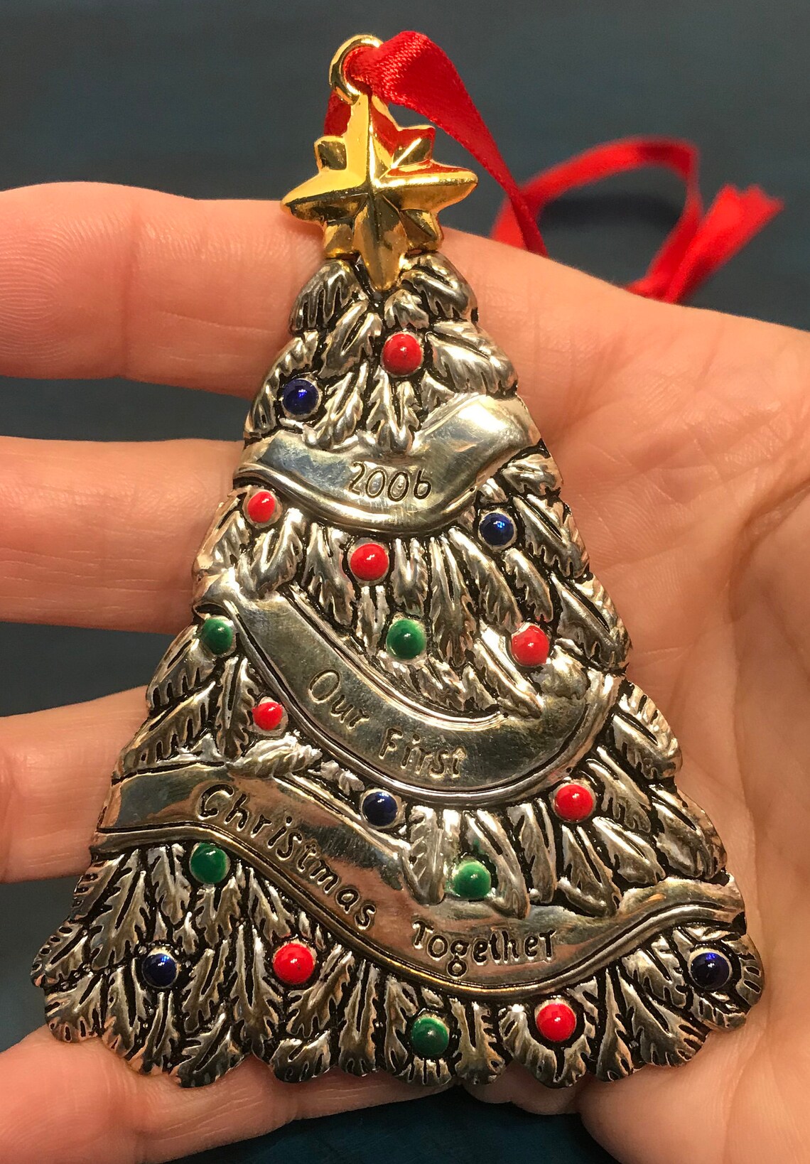 Lenox 2006 First Christmas Ornament Lenox Christmas Tree Etsy