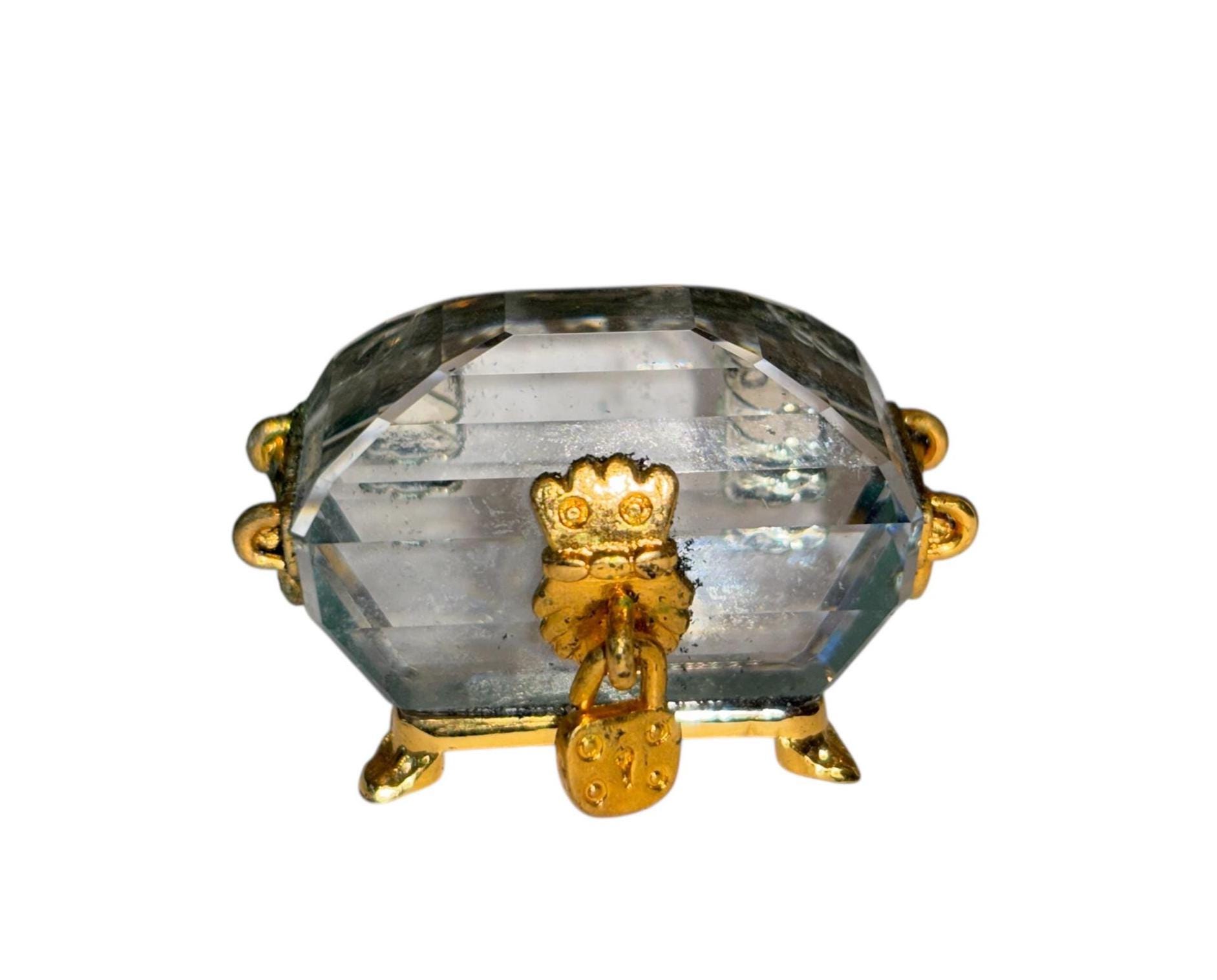 Swarovski Crystal Memories Treasure Chest, Swarovski Crystal Gold