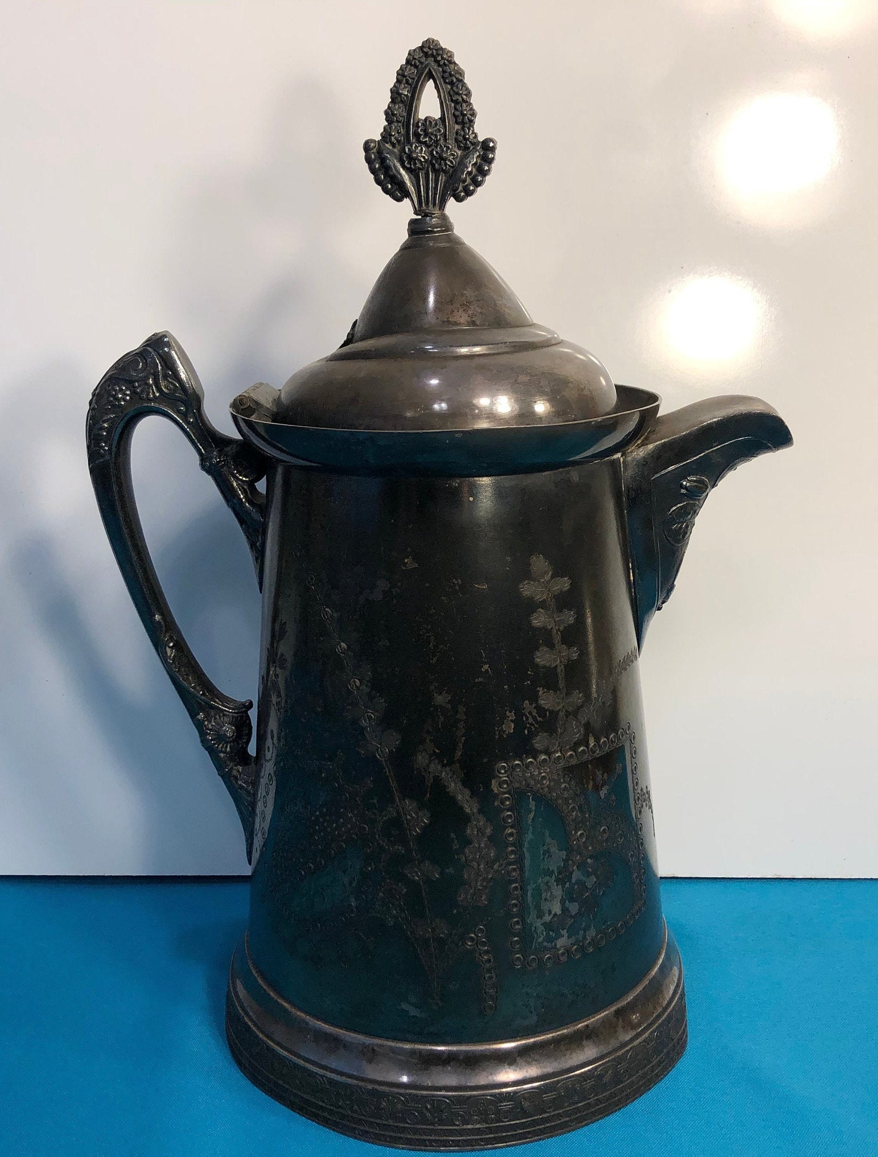 Antique Silver Plated Tea Pot Paunton 225 Silver Tea Pot - Etsy