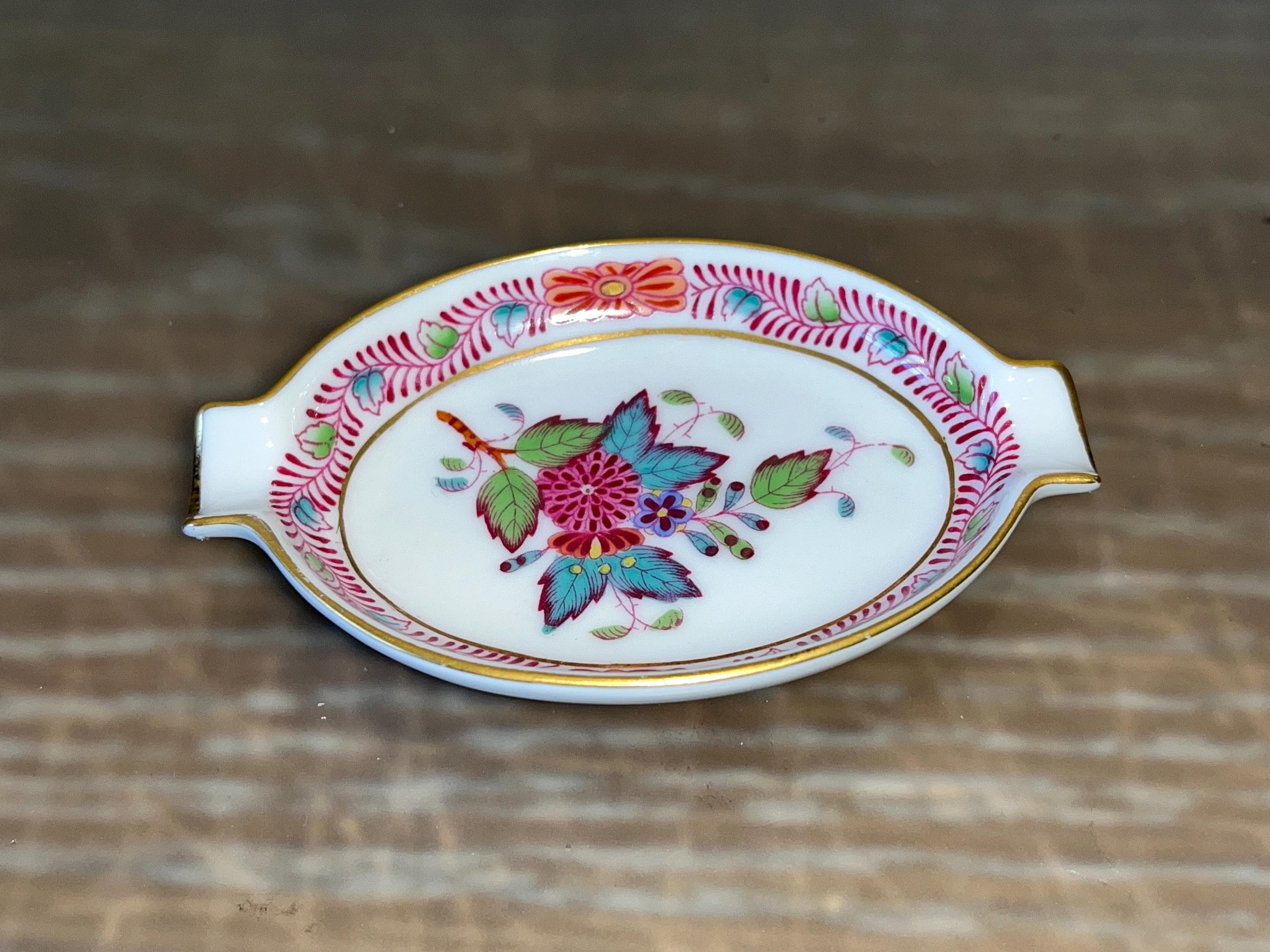 Herend Trinket Dish - Etsy Herend Trinket Dish - Etsy