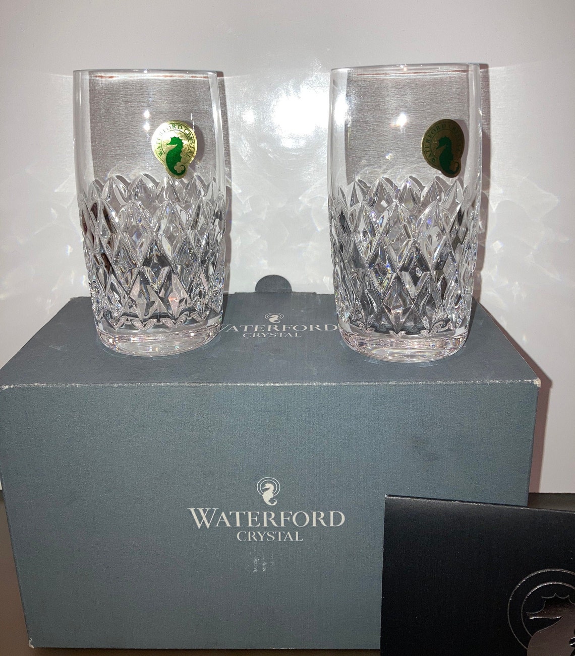 Pair of Waterford Dorrance Whiskey Glasses Waterford Whiskey Etsy