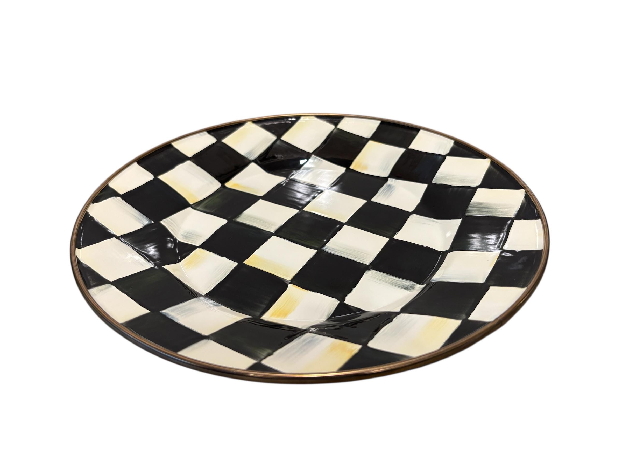 【新品】McKenzie-Childs チェック柄　トレイ Mackenzie childs - Etsy 日本