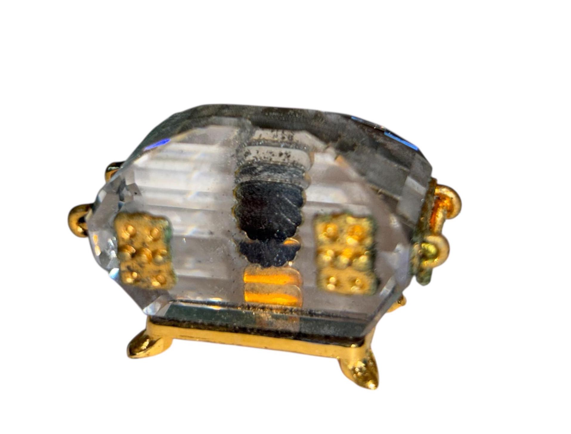 Swarovski Crystal Memories Treasure Chest, Swarovski Crystal Gold