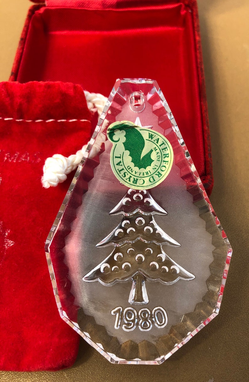 Vintage Waterford Crystal 1980 Christmas Ornament Waterford Etsy