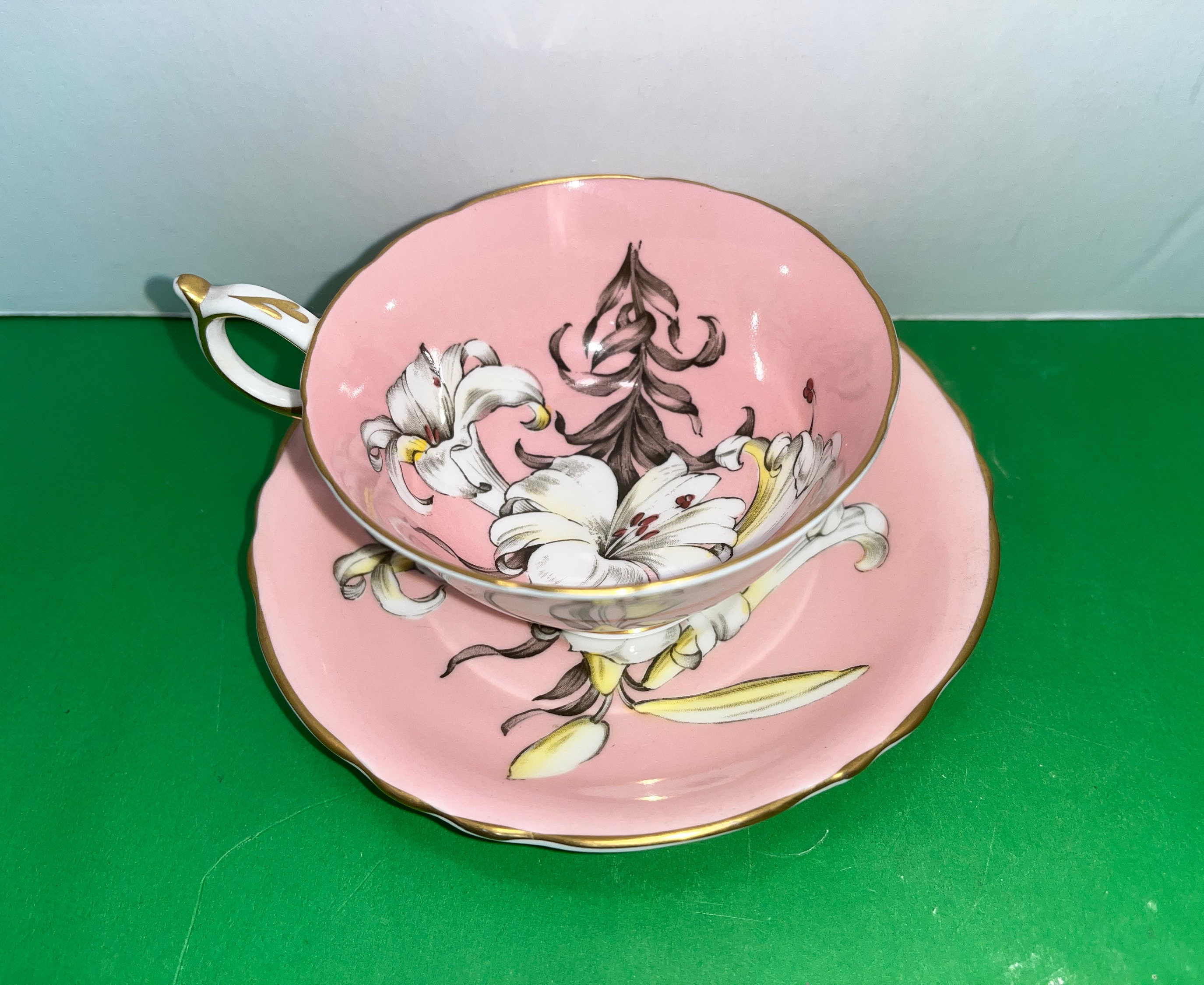 パラゴン ブルー 紫陽花 ピンク カップ アンティーク パラゴン ブルー 紫陽花 ピンク カップ アンティーク - メルカリ