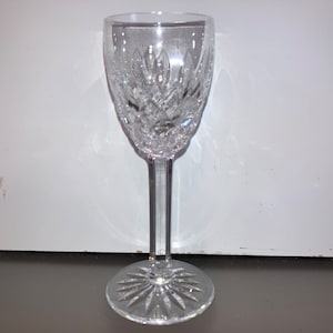 Vintage Waterford Araglin Cordial Glass, Waterford Araglin Glass, Signed Waterford, Waterford Stemmed Shot Glass, Waterford 4 5/8&quot;, Mint