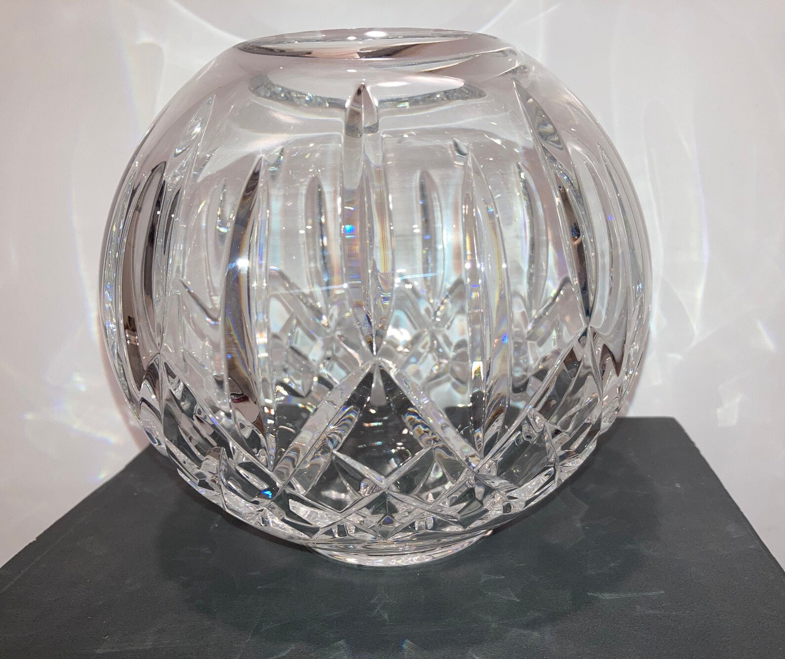 Waterford Lismore Rose Bowl Waterford Crystal Lismore Rose Etsy