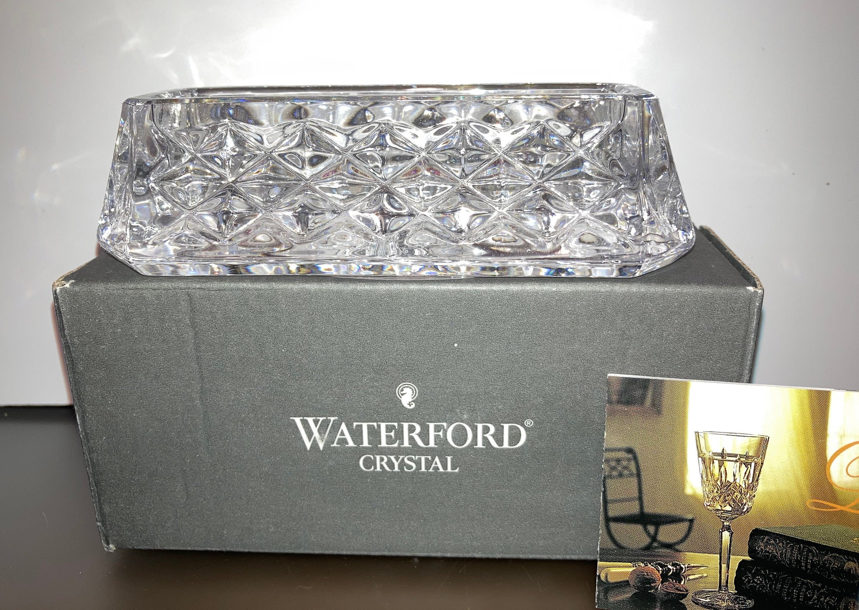 Waterford Crystal Business Card Holder Waterford Westover Etsy