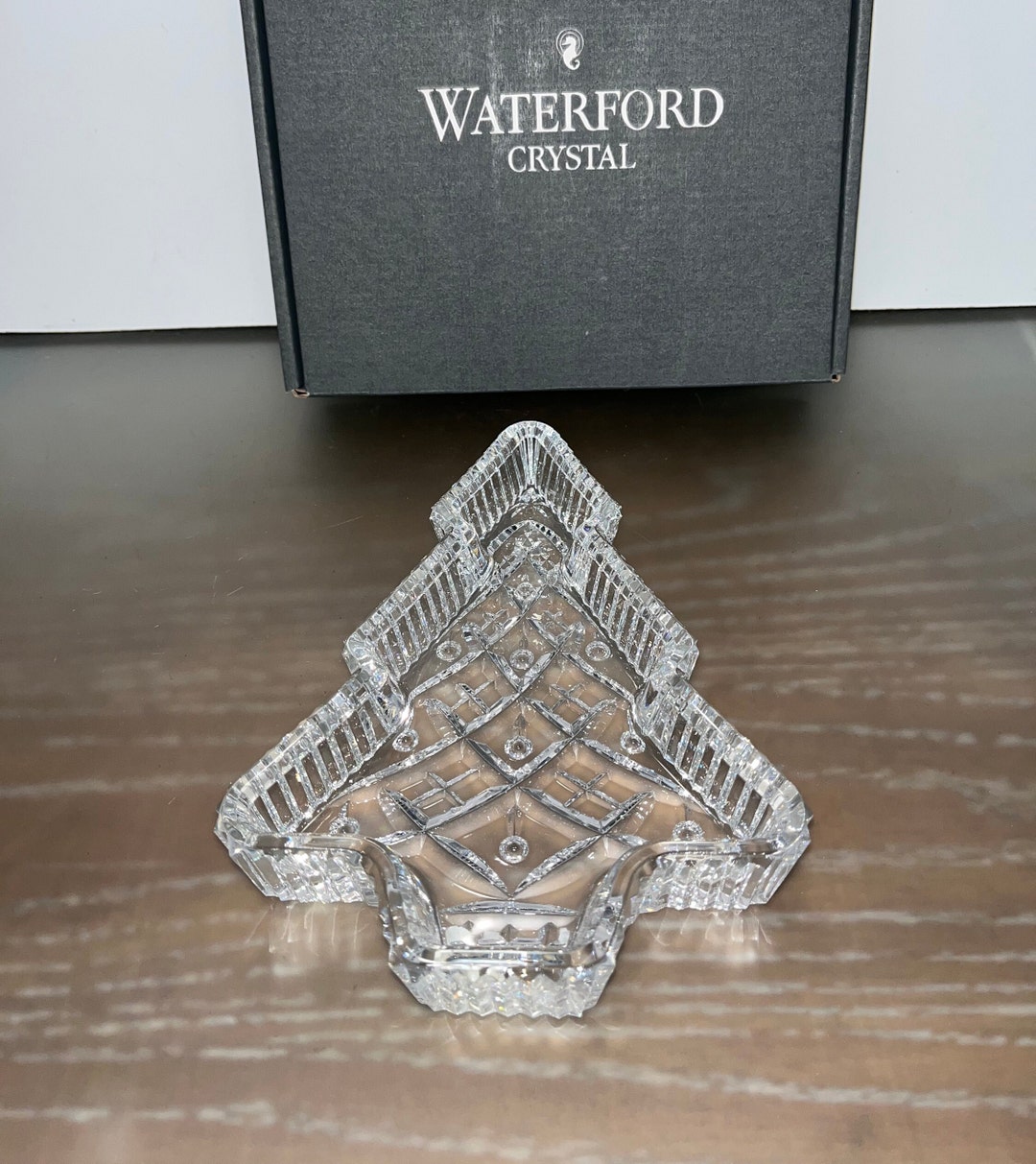 Waterford Christmas Tree Candy Dish Waterford Christmas Tree Etsy