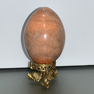 Natural Sunset Marble Egg, Natural with Peach Marble Egg, Beige with Coral Egg made in Taiwan, Peach Marble Egg, Sunset Beige Veined Egg