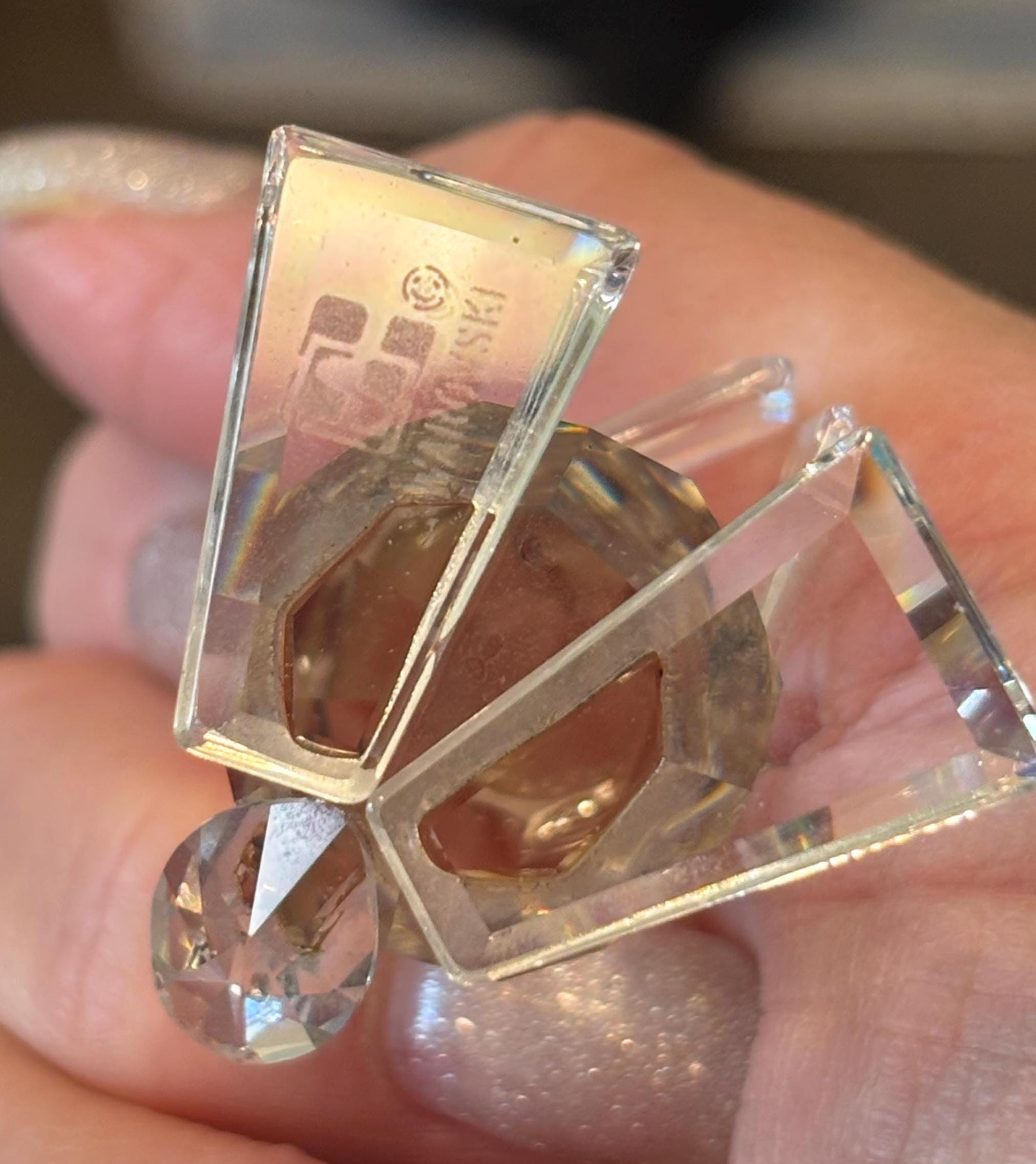 スワロフスキークリスタルプルートドッグ、スワロフスキー2 5/8インチ