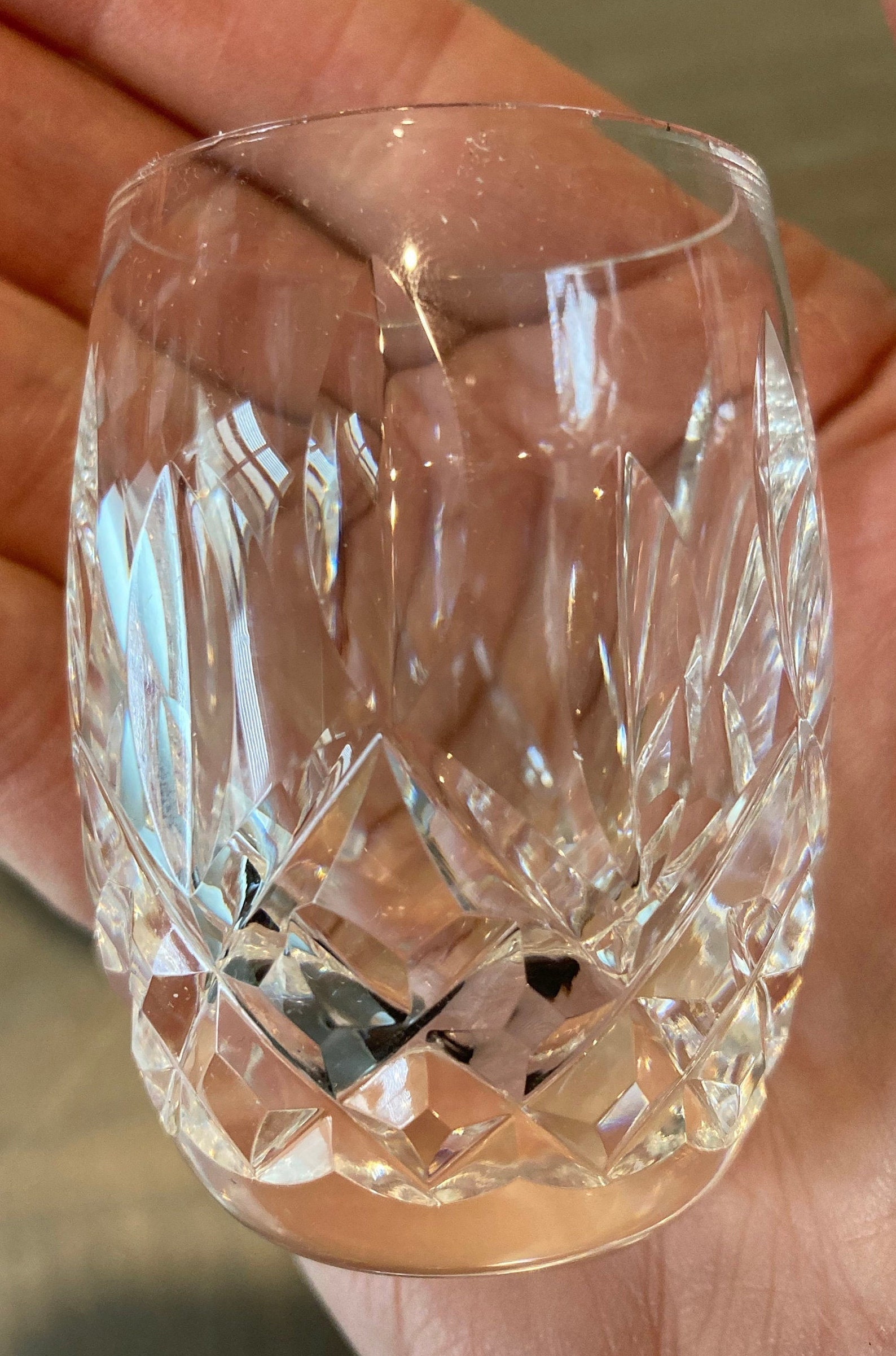 Waterford Lismore Shot Glass Waterford Lismore Glass Signed Etsy