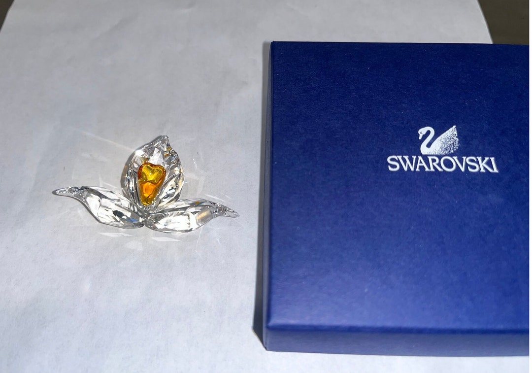 新品❣️希少品SWAROVSKI CRYSTAL FLOWER Idyllia Frogs and Flower | Swarovski