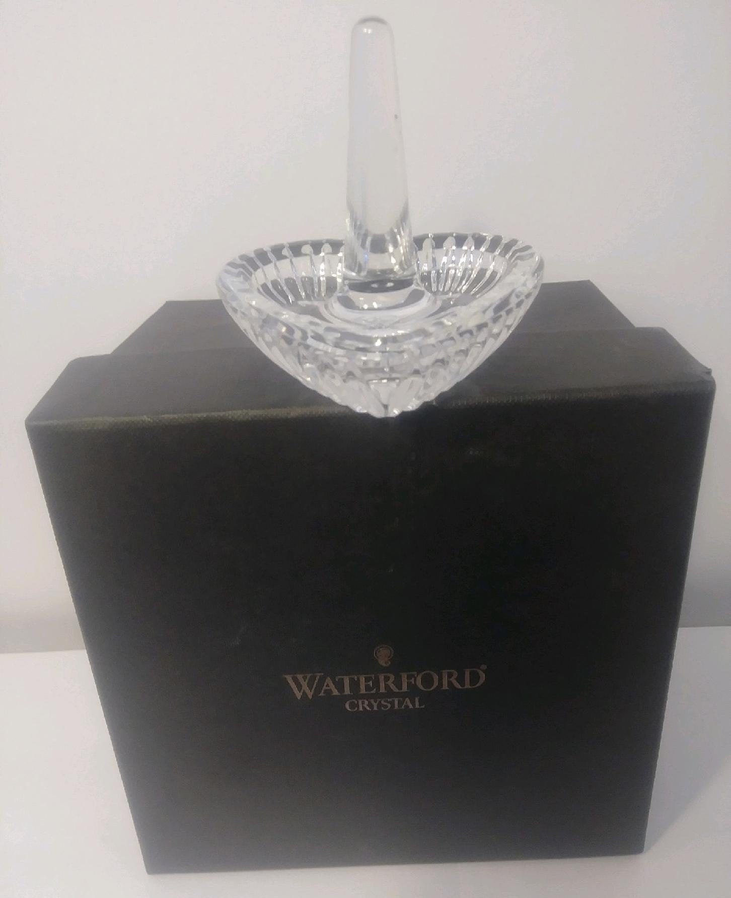 Waterford Ring Dish Waterford Heart Ring Holder Crystal Etsy