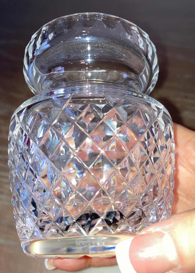 Waterford Alana Jam Jar Crystal Waterford Alana Jar With Lid Etsy