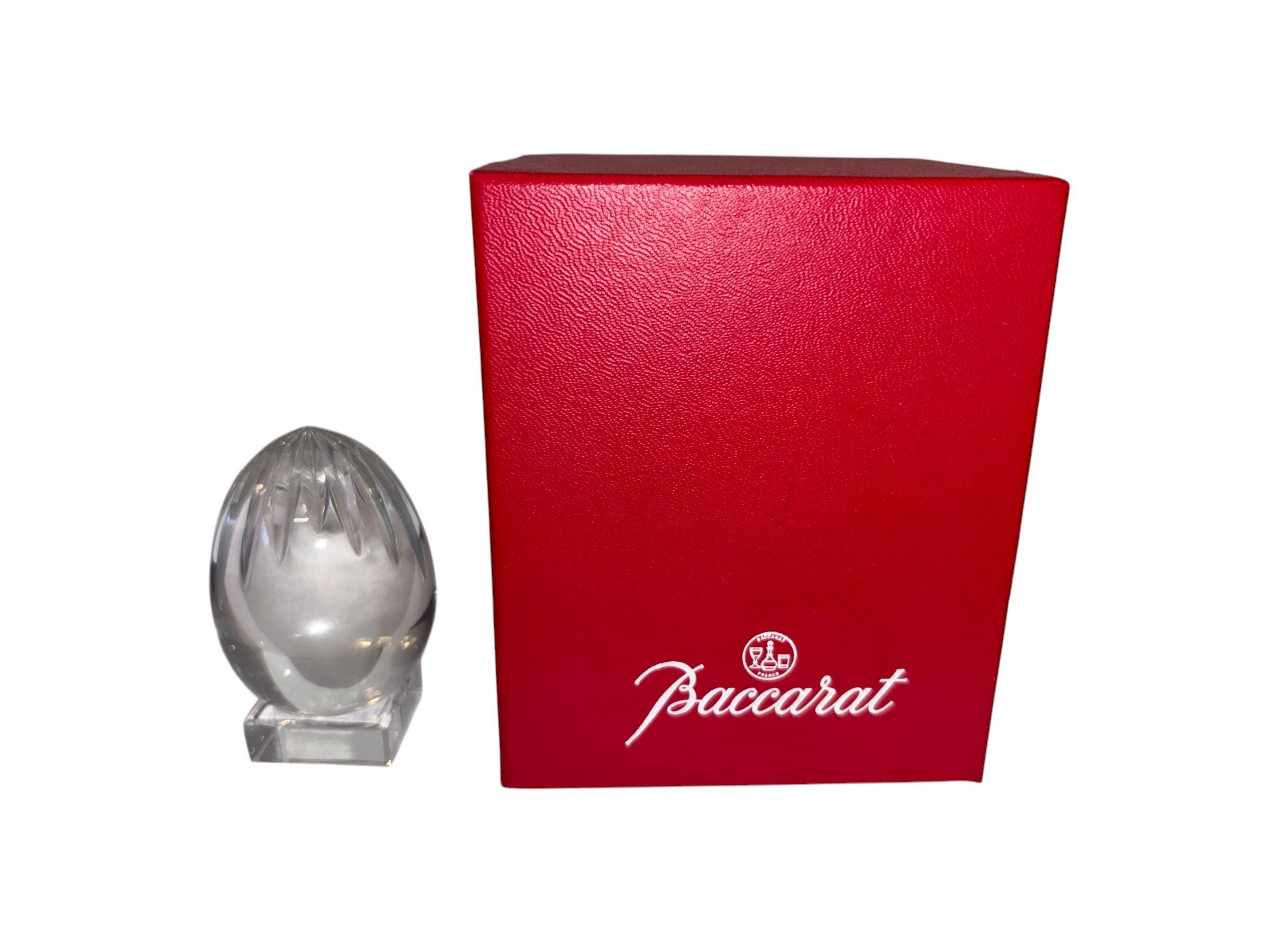 Baccarat Egg - Etsy