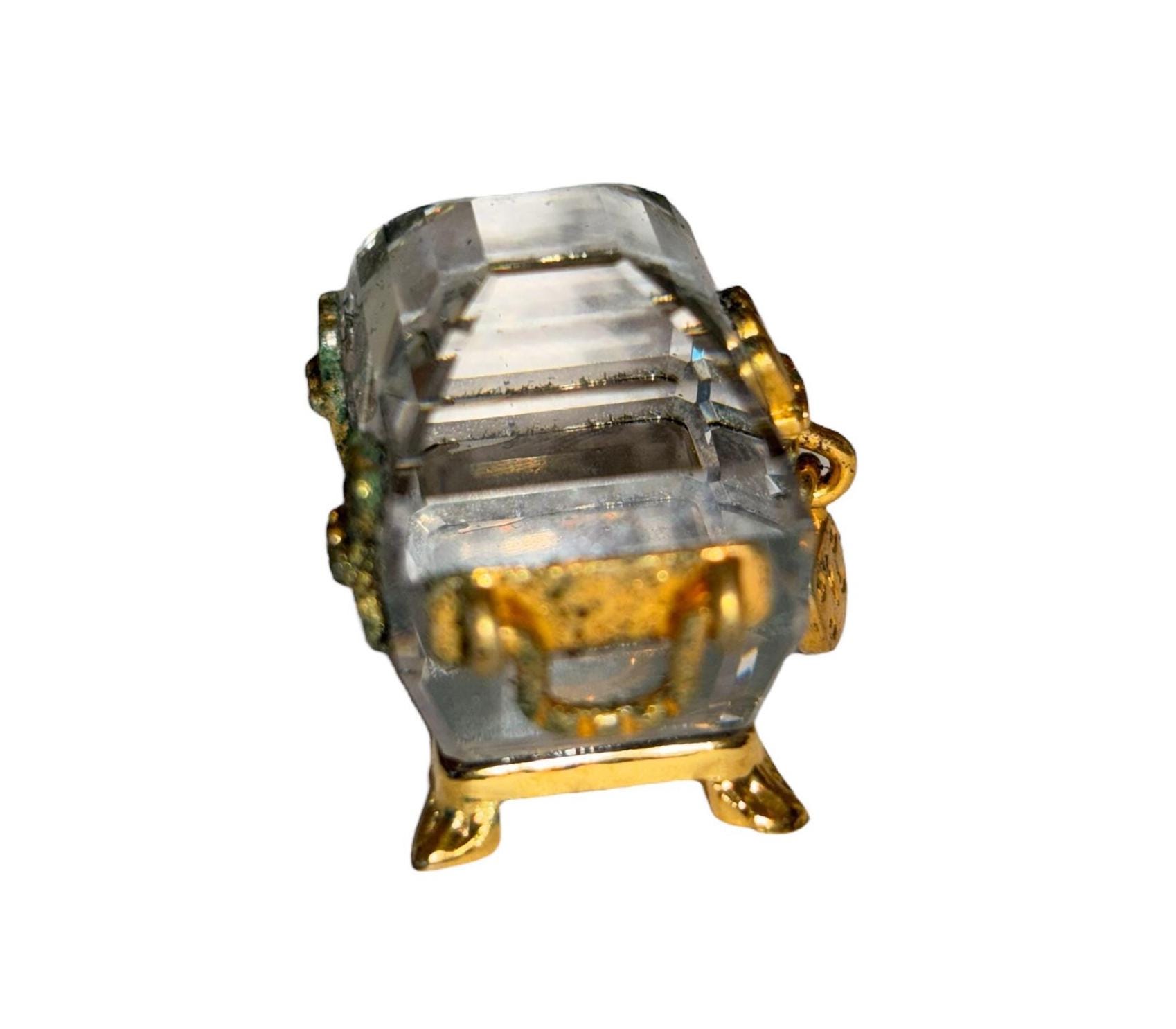 Swarovski Crystal Memories Treasure Chest, Swarovski Crystal Gold
