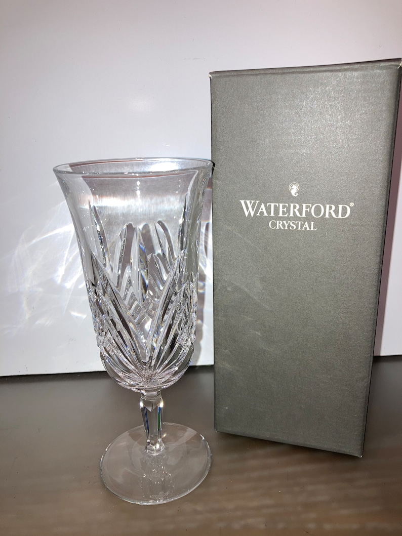 Vintage Waterford Leana Tall Iced Tea Glasses Waterford Leana Etsy