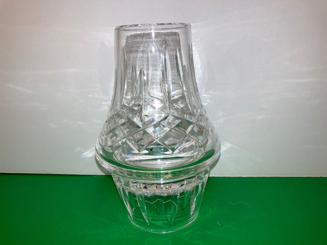 Vintage Waterford Lismore Hurricane Votive Candle Holder, Waterford