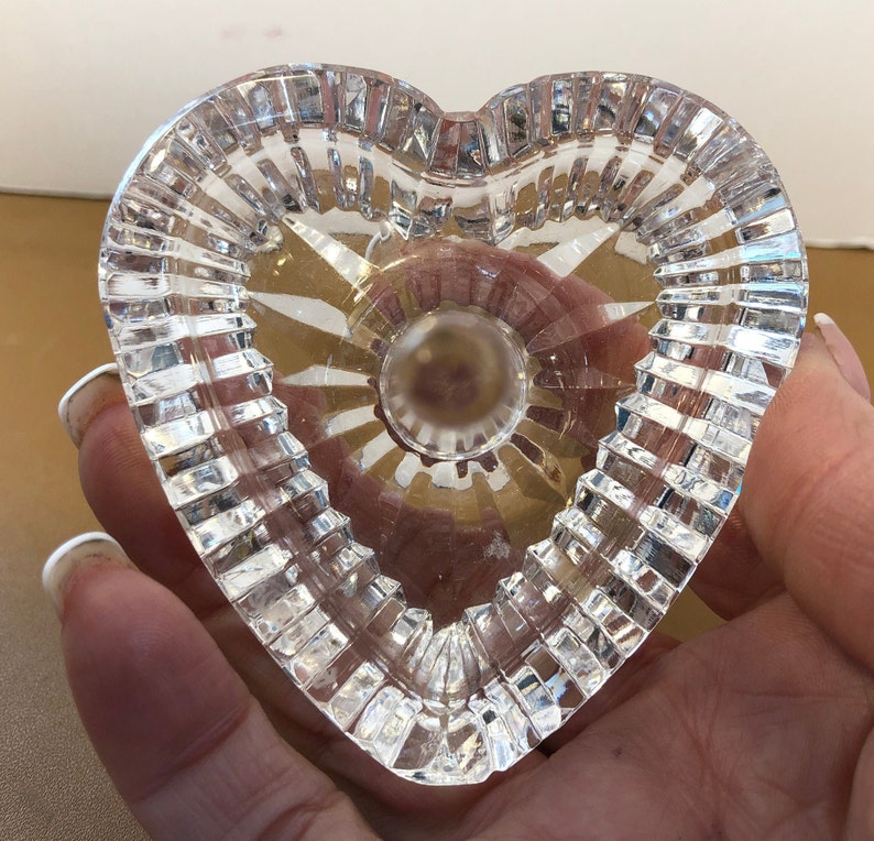 Waterford Ring Dish Waterford Heart Ring Holder Crystal Etsy