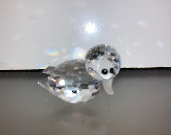 Swarovski Crystal Mini Duck, Swarovski Mini Duckling, 1 1/2