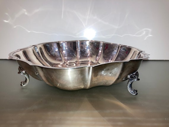 Silver plated footed bowl clearance