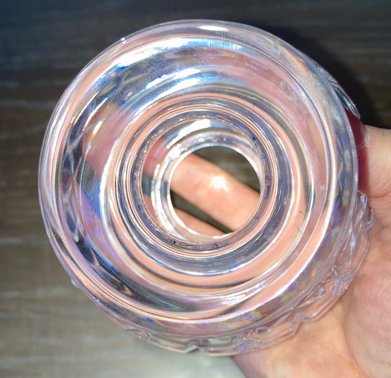 Vintage Waterford Lismore Hurricane Votive Candle Holder, Waterford Lismore Crystal Candle Holder, Waterford Lismore 7 1/2" Hurricane Lamp image 6