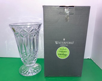 ヴィンテージ ウォーターフォード トラリー 7インチ 花瓶、クリスタル