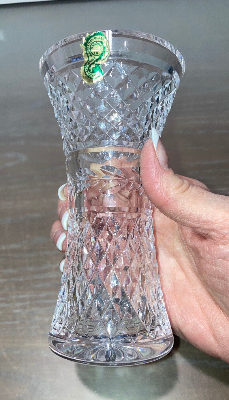 6 Vintage Retired Waterford Glandore Vase Waterford Etsy
