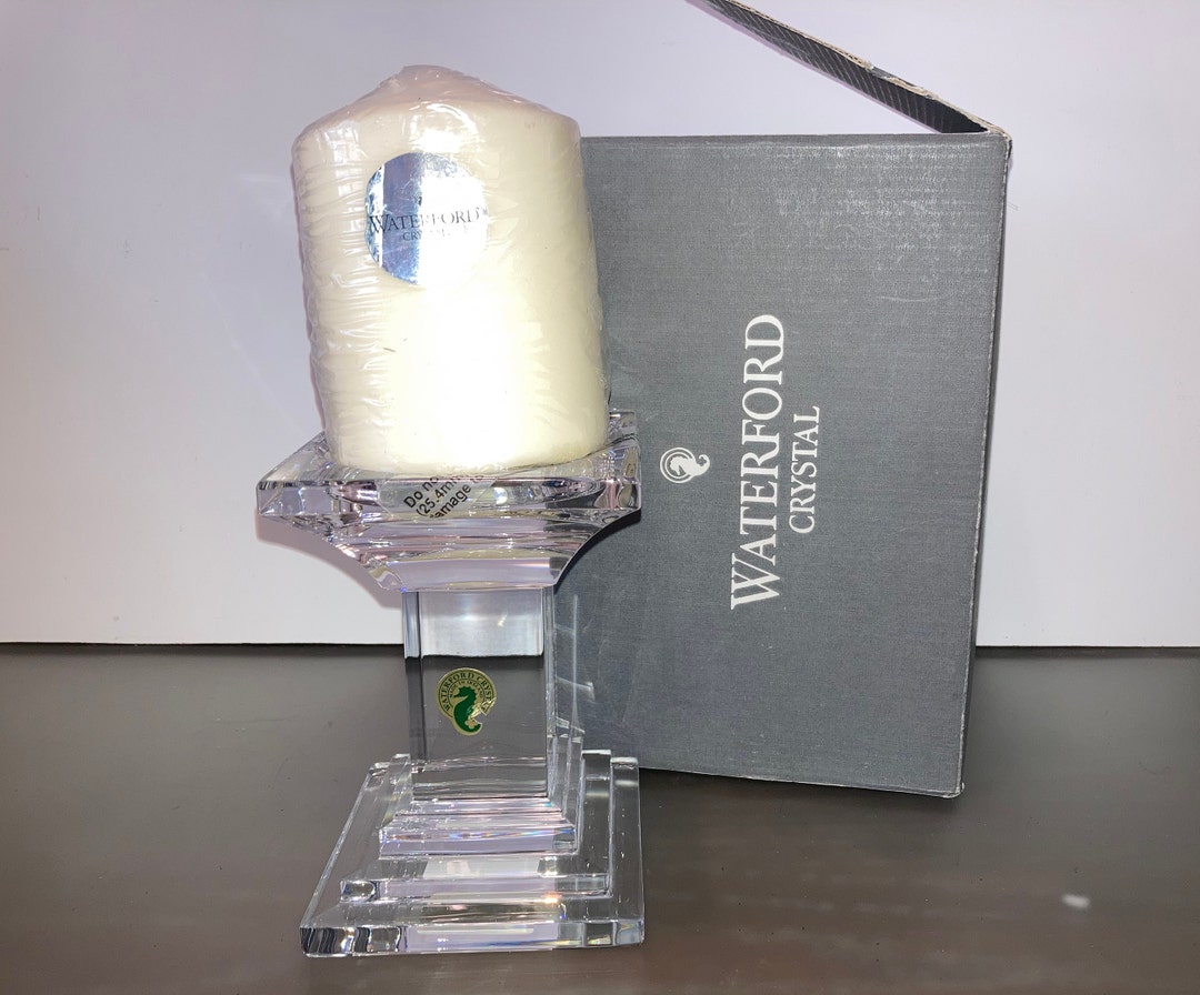 Waterford Metropolitan 5 1/2 Pillar Candle, Metropolitan Crystal Pillar