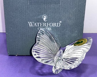 Waterford Butterfly Figure, Waterford 40005159 Paperweight, Waterford Lead Crystal Butterfly Figurine, Waterford Butterfly, New in the Box