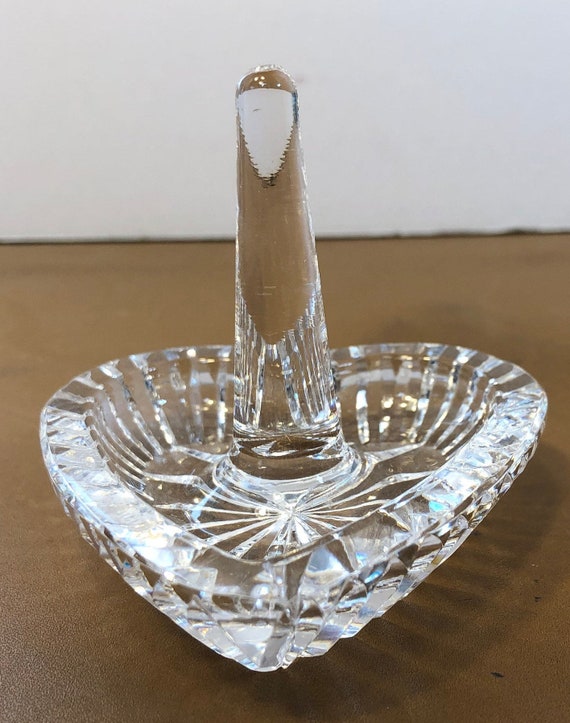 Waterford Ring Dish, Waterford Heart Ring Holder, 