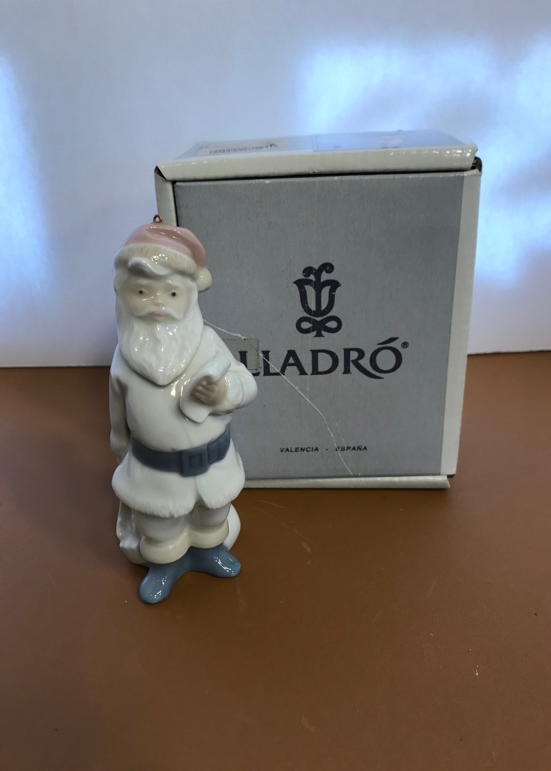 Lladro Santa 5842 Christmas Ornament retired Lladro 5842 Etsy