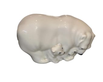 ロイヤル コペンハーゲン デンマーク #502 磁器 吠えるシロクマ