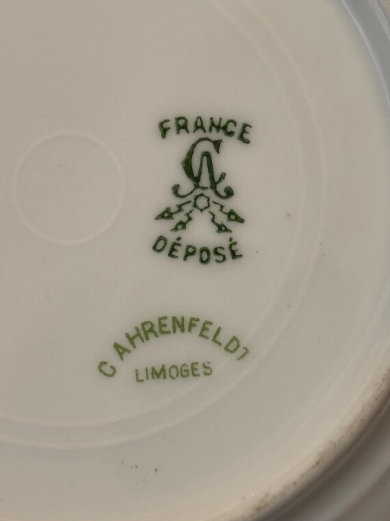 リモージュ アレンフェルト　プレート アンティーク リモージュ アーレンフェルト ディナープレート 5 枚