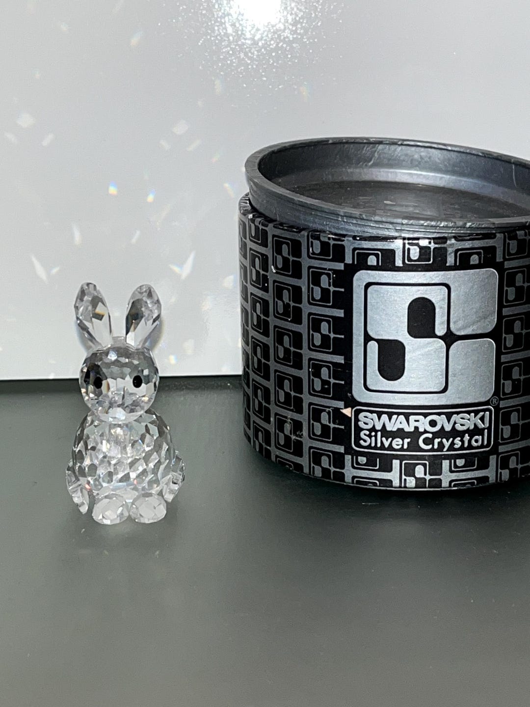 Swarovski Crystal Sitting Rabbit, Swarovski Mother Bunny Figure