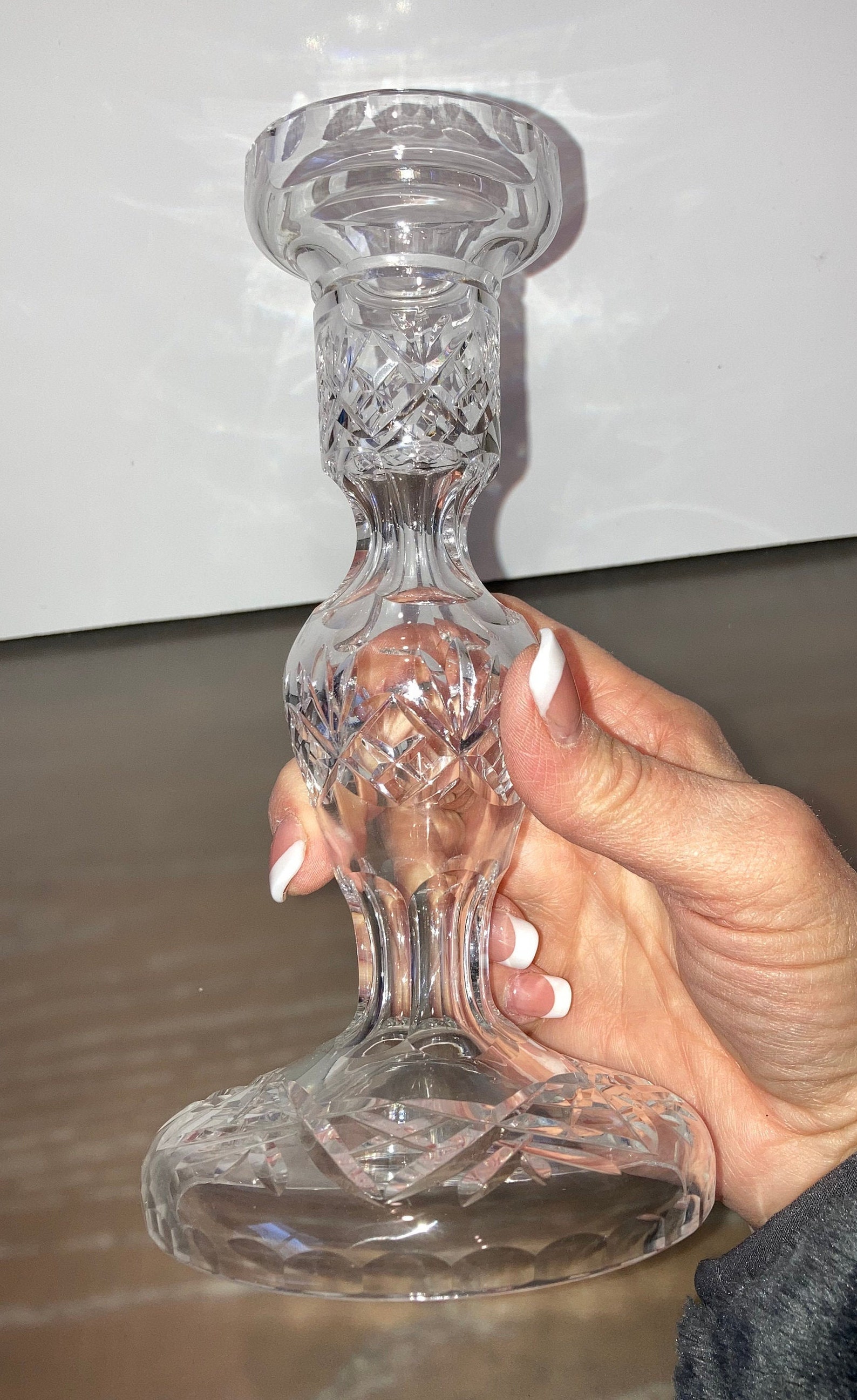 Retired Waterford Bethany 7 1/2 Candlestick Crystal Etsy