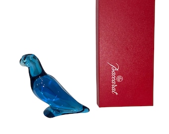 Baccarat Red Love Birds Saint Valentin Doves Figurine Paperweight